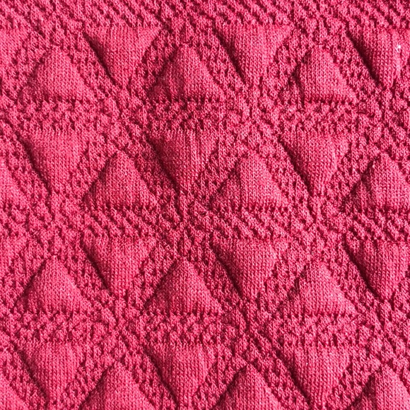 Crimson color fit and flare - Picture 4 of 4